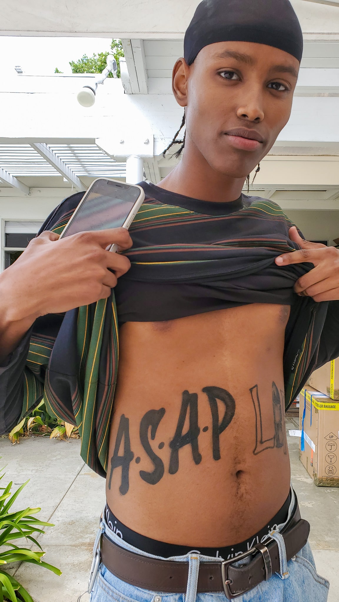 A$AP Rocky Dazed x Adidas x Gucci Photo Shoot - Grace X Lovejoy FX Tattoos - bts