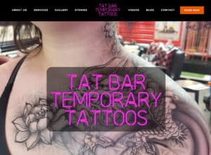 Home Tat Bar Temporary Tattoo Studio